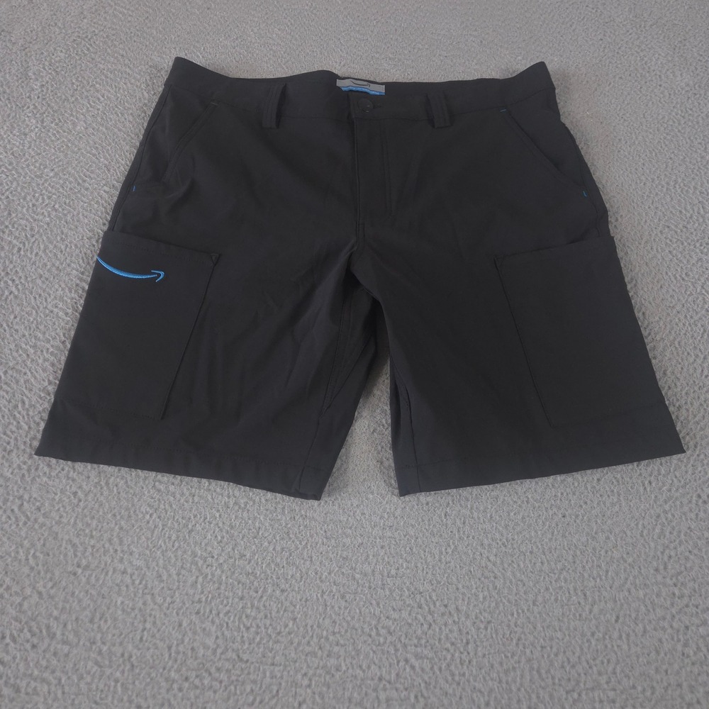 Amazon Shorts Mens L Black Luly‎ Yang Stretch Utility Cargo Delivery Uniform